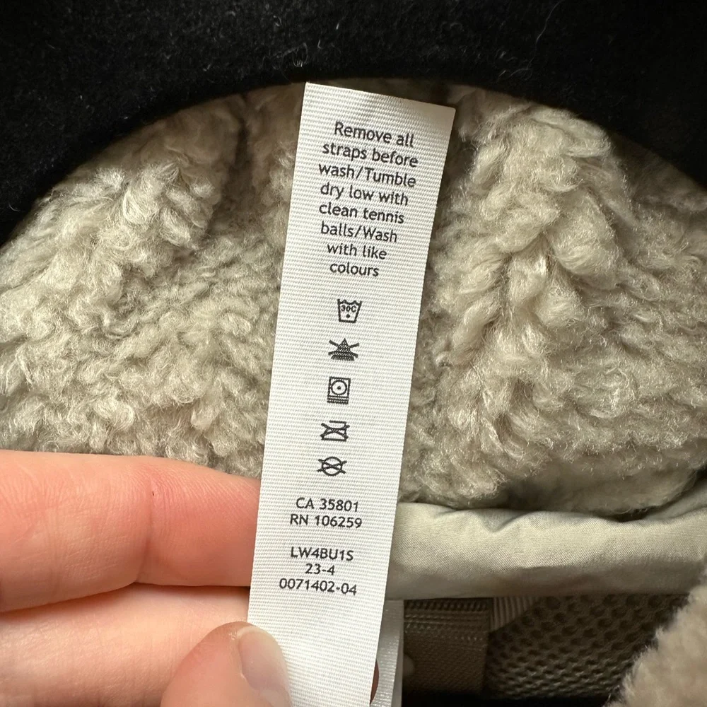 Lululemon Snow Warrior Long Parka in Raw Linen Size 8 - Picture 14 of 14